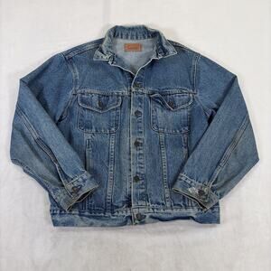 Vintage Gap Pioneer Denim Blue Jean Jacket Men's Medium Light Wash USA Made